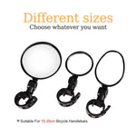 1/2PCS Bicycle Rearview Mirror 360 Degree Adjustable Rotatable Universal Cycling Handlebar Rear View Mirrors for MTB Road Bike - flohmarkt-deutschland.shop