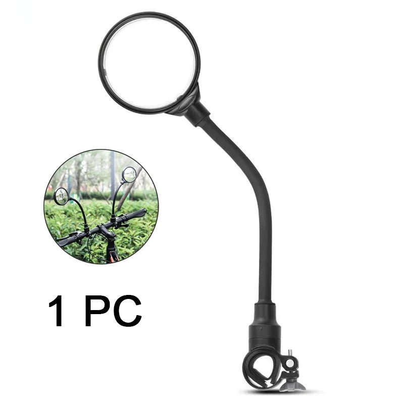 1/2PCS Bicycle Rearview Mirror 360 Degree Adjustable Rotatable Universal Cycling Handlebar Rear View Mirrors for MTB Road Bike - flohmarkt-deutschland.shop