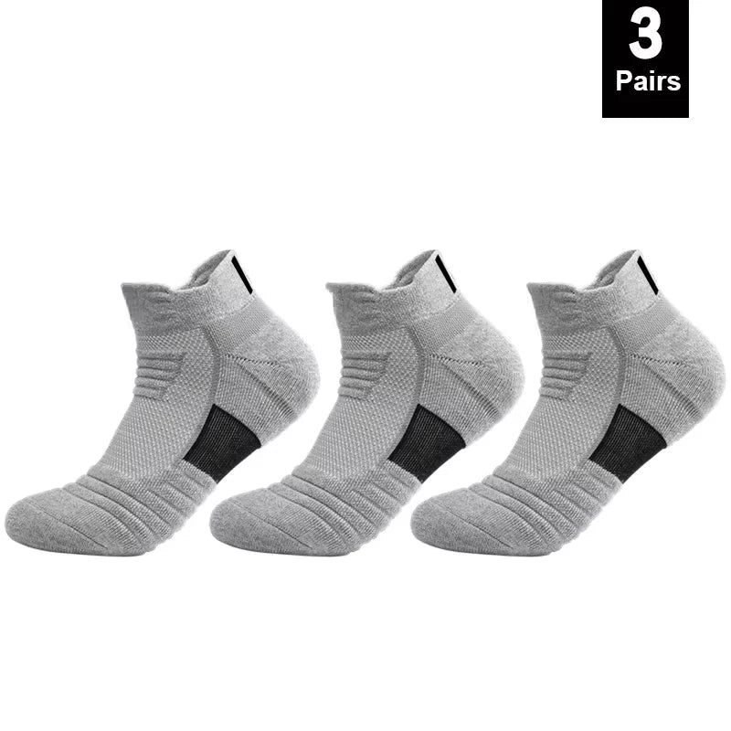 1/3 Pairs Anti-slip Football Socks Men Cotton Sock Short Long Tube Soccer Basketball Sport Socks Breathable Deodorous Sock 39-45 - flohmarkt-deutschland.shop