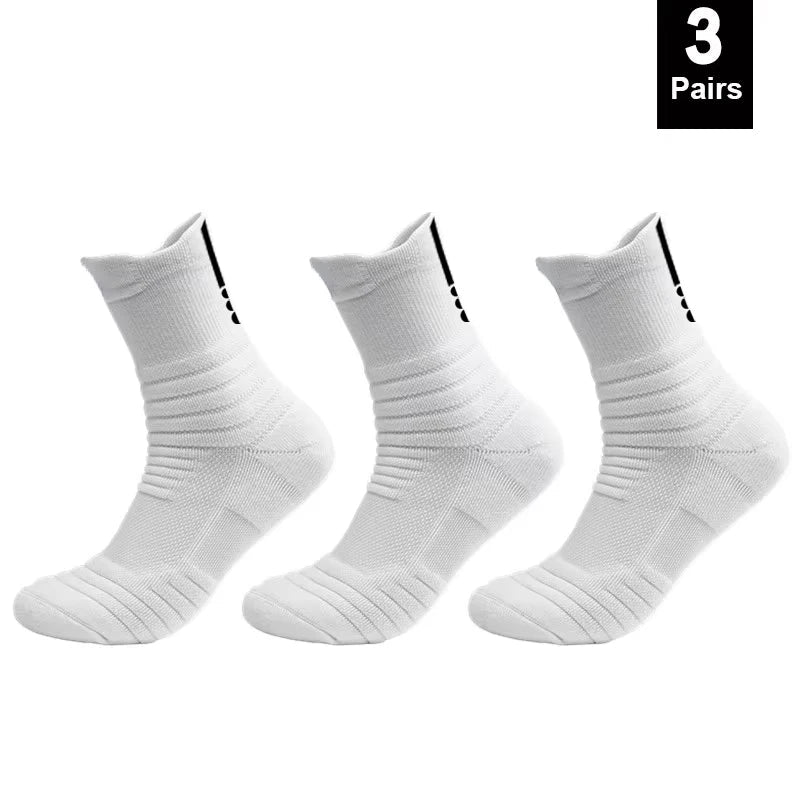 1/3 Pairs Anti-slip Football Socks Men Cotton Sock Short Long Tube Soccer Basketball Sport Socks Breathable Deodorous Sock 39-45 - flohmarkt-deutschland.shop