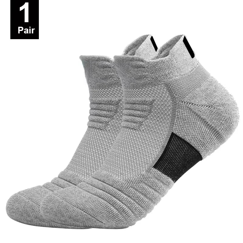 1/3 Pairs Anti-slip Football Socks Men Cotton Sock Short Long Tube Soccer Basketball Sport Socks Breathable Deodorous Sock 39-45 - flohmarkt-deutschland.shop