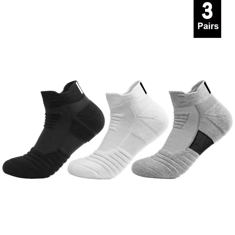 1/3 Pairs Anti-slip Football Socks Men Cotton Sock Short Long Tube Soccer Basketball Sport Socks Breathable Deodorous Sock 39-45 - flohmarkt-deutschland.shop