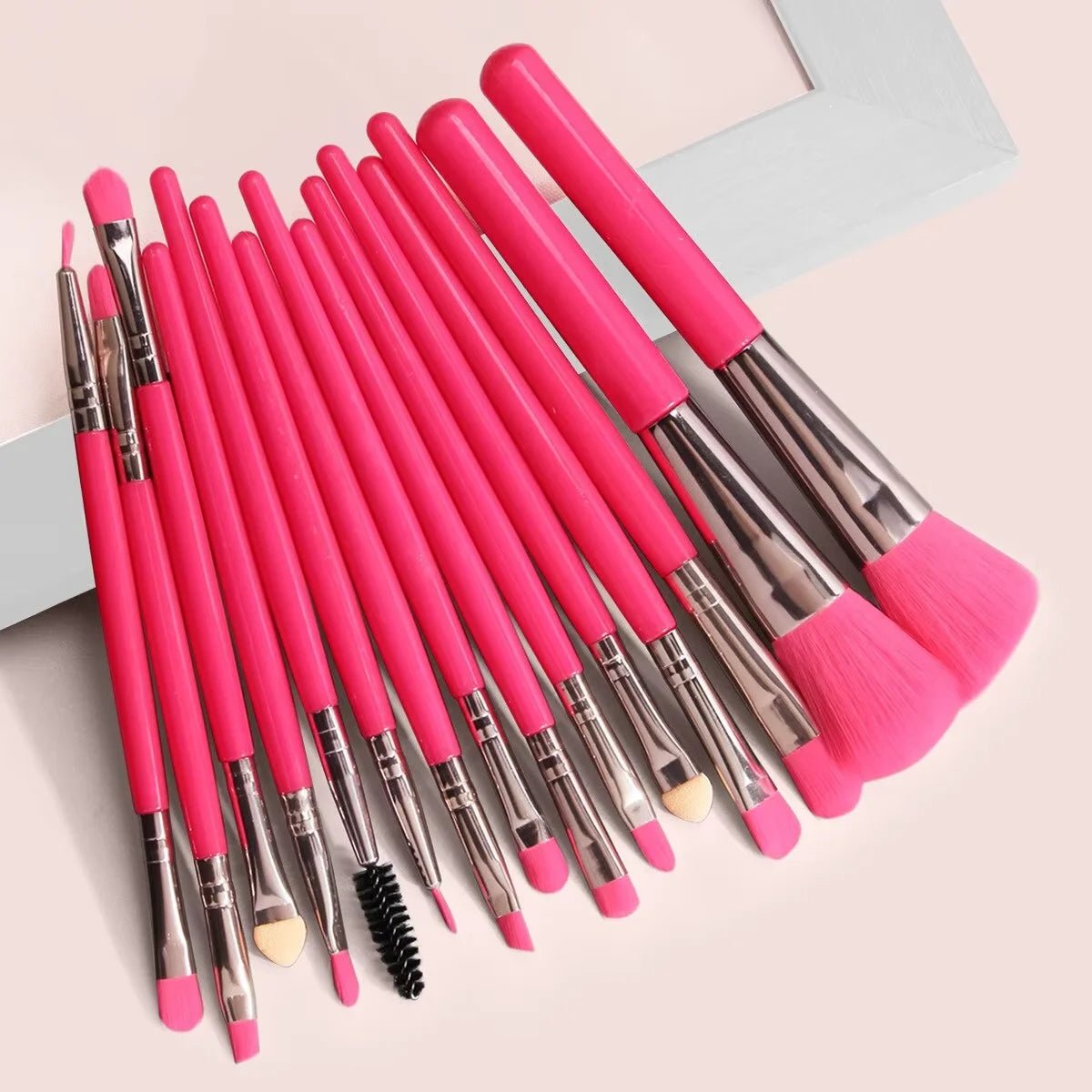 13/15PCS Make-Up Pinsel Set Lidschatten Foundation Frauen Kosmetik Pinsel Lidschatten Erröten Schönheit Weiche Make-Up Werkzeuge Tasche - flohmarkt-deutschland.shop
