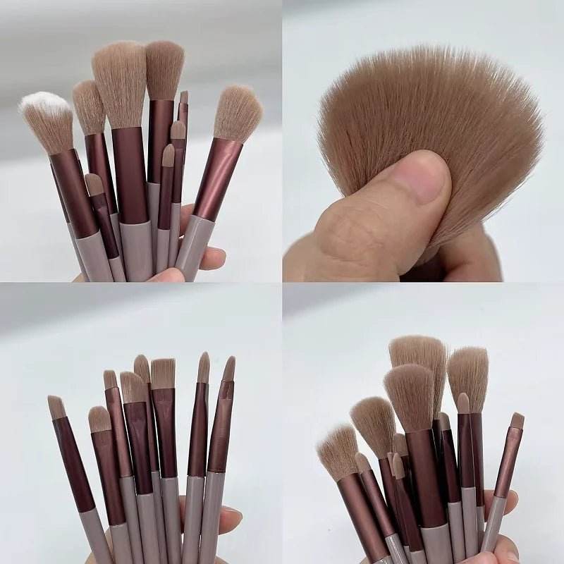 13/15PCS Make-Up Pinsel Set Lidschatten Foundation Frauen Kosmetik Pinsel Lidschatten Erröten Schönheit Weiche Make-Up Werkzeuge Tasche - flohmarkt-deutschland.shop