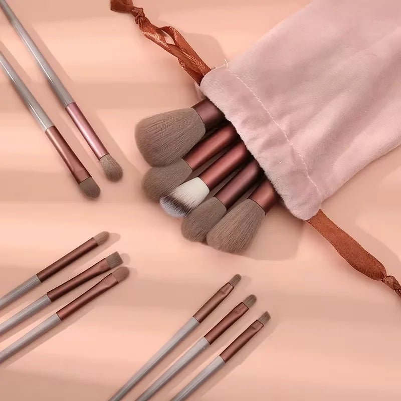 13/15PCS Make-Up Pinsel Set Lidschatten Foundation Frauen Kosmetik Pinsel Lidschatten Erröten Schönheit Weiche Make-Up Werkzeuge Tasche - flohmarkt-deutschland.shop