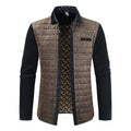 2020 Men's Casual Color Block Plaid Jacket