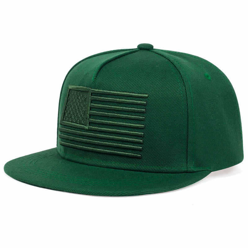 Embroidered American Flag Hip-Hop Baseball Cap