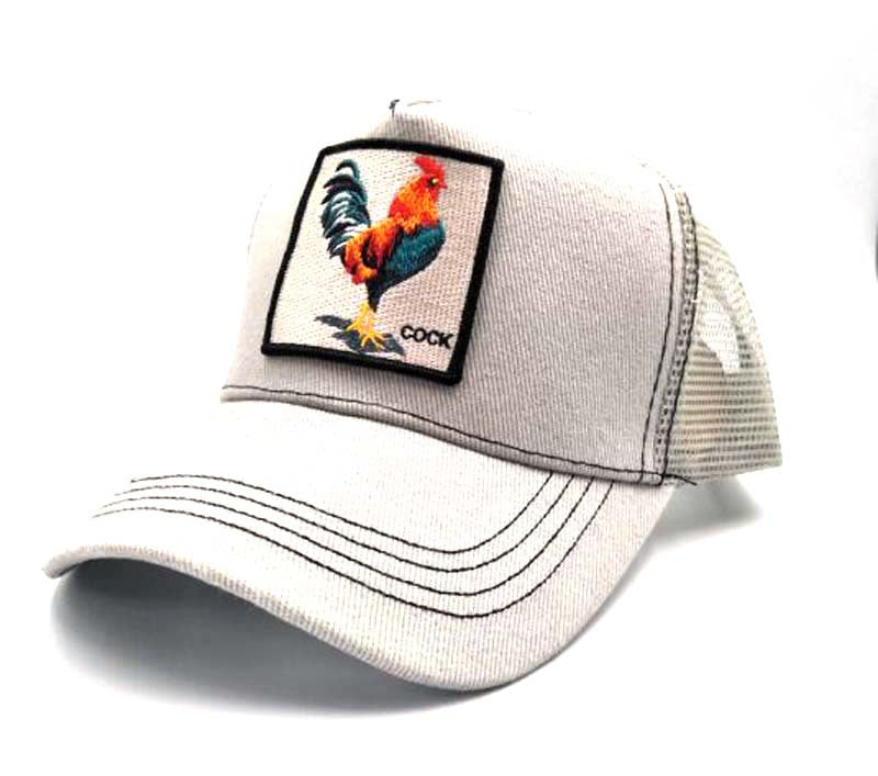 Embroidered Animal Rooster Baseball Cap - Hip Hop Style