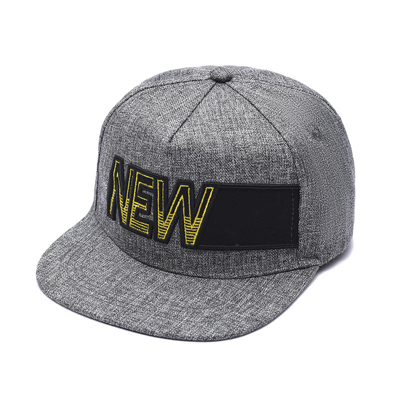 Trendy Hip Hop Cap for Couples with Sports Letters
