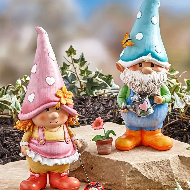 Garden Gnome Statue - Resin Tabletop and Room Decor