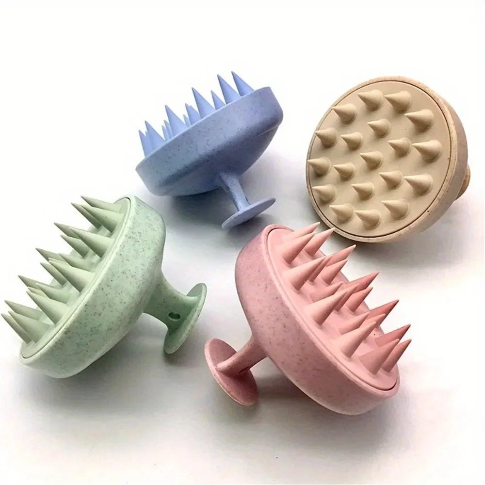 1pc Silicone Shampoo Brush Body Massage Brush Bath Shower Brush Salon Hairdressing Tool Scalp Massage Comb Hair Washing Comb - flohmarkt-deutschland.shop
