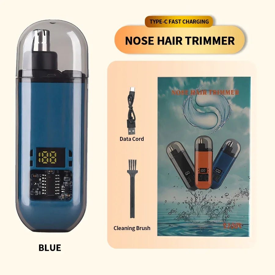 2 In 1 Electric Portable Ear And Nose Hair Trimmer Clipper 2024 Professional Painless Portable Eyebrow For Men - flohmarkt-deutschland.shop