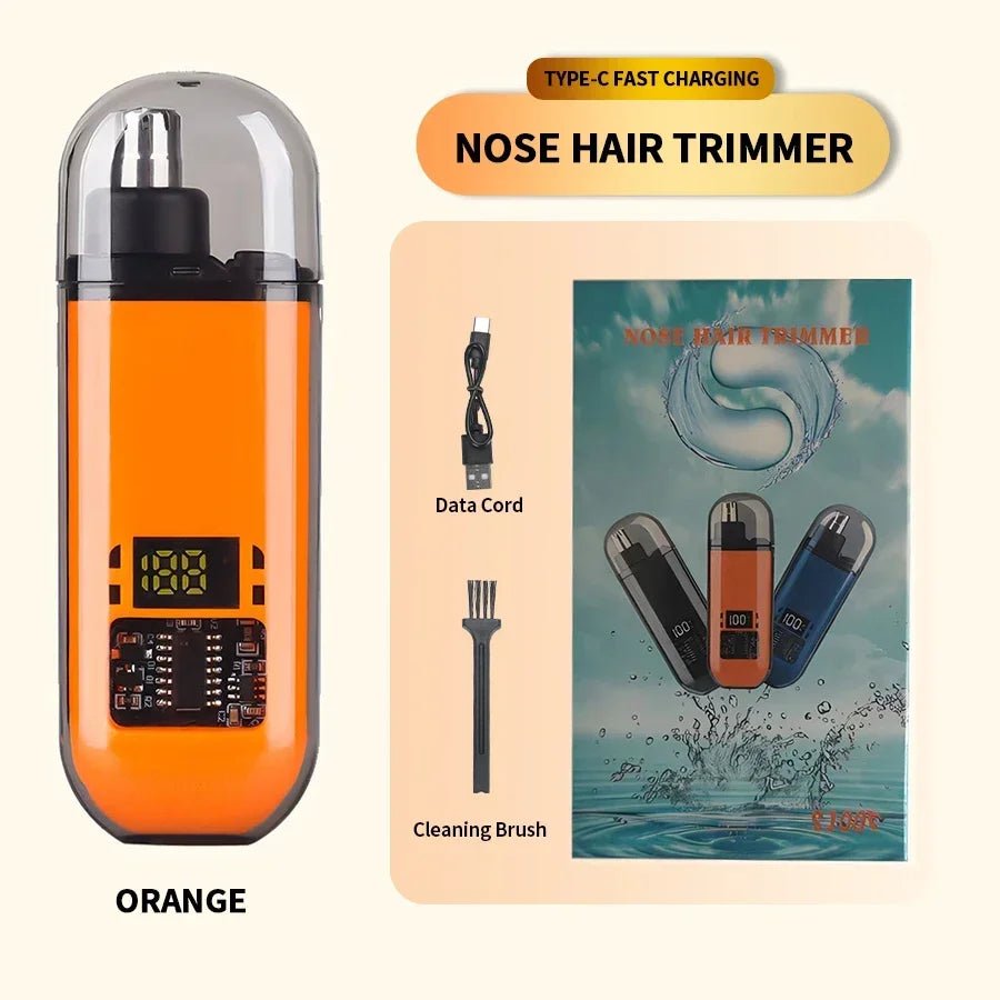 2 In 1 Electric Portable Ear And Nose Hair Trimmer Clipper 2024 Professional Painless Portable Eyebrow For Men - flohmarkt-deutschland.shop