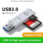 2-in-1 Multi Functional USB 3.0 Card ReaderMiniSD TFMemoryCardReaderUSBFlashDrive CardreaderAdapter For PCLaptops Accessories - flohmarkt-deutschland.shop