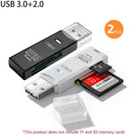 2-in-1 Multi Functional USB 3.0 Card ReaderMiniSD TFMemoryCardReaderUSBFlashDrive CardreaderAdapter For PCLaptops Accessories - flohmarkt-deutschland.shop