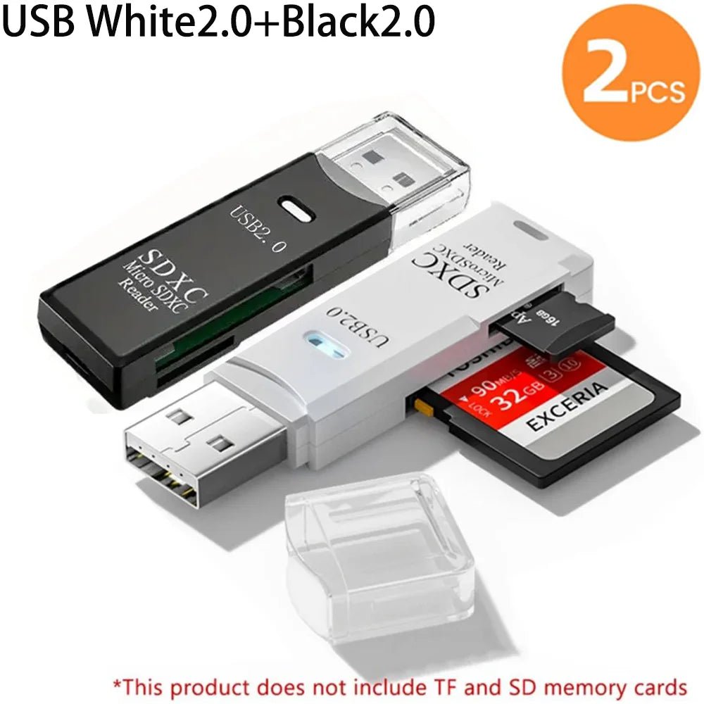 2-in-1 Multi Functional USB 3.0 Card ReaderMiniSD TFMemoryCardReaderUSBFlashDrive CardreaderAdapter For PCLaptops Accessories - flohmarkt-deutschland.shop