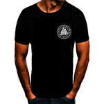 2 Sides Welcome Valhalla Ragnar Wikinger Runen Germanen Shirt Herren Men's 100% Cotton Casual T-shirts Loose Top Size S-3XL - flohmarkt-deutschland.shop