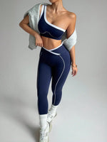 2-teiliges nahtloses Yoga-Set für Damen, Sport-Leggings, BH, Sportbekleidung, Damen-Fitness-Outfit, Workout-Set, hohe Taille, Yoga-Kleidung, Activewear - flohmarkt-deutschland.shop