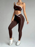2-teiliges nahtloses Yoga-Set für Damen, Sport-Leggings, BH, Sportbekleidung, Damen-Fitness-Outfit, Workout-Set, hohe Taille, Yoga-Kleidung, Activewear - flohmarkt-deutschland.shop