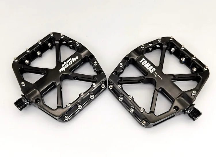 2024 neue breite polierte Fahrradpedale Rennrad 3-Lager-Pedal Mountainbike Radfahren Anti-Rutsch-Pedal - flohmarkt-deutschland.shop