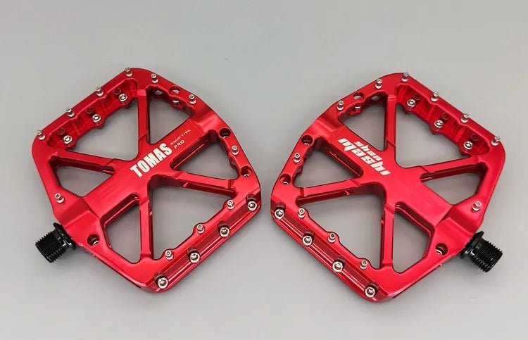2024 neue breite polierte Fahrradpedale Rennrad 3-Lager-Pedal Mountainbike Radfahren Anti-Rutsch-Pedal - flohmarkt-deutschland.shop