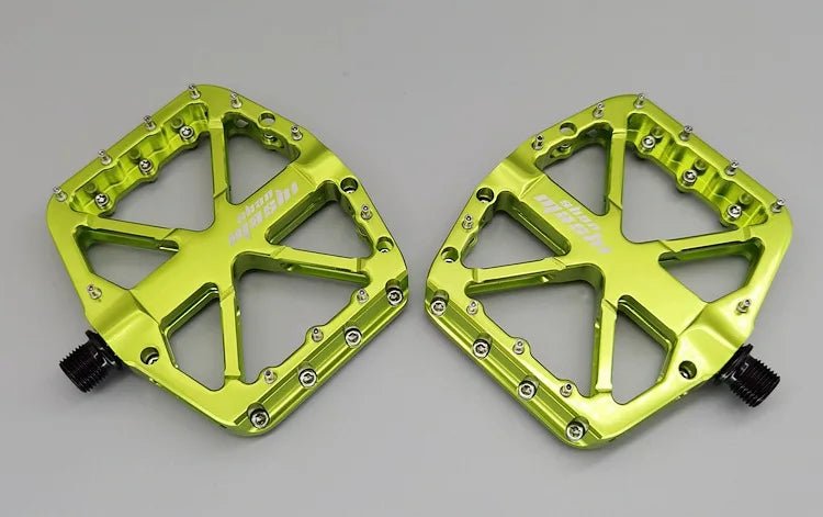2024 neue breite polierte Fahrradpedale Rennrad 3-Lager-Pedal Mountainbike Radfahren Anti-Rutsch-Pedal - flohmarkt-deutschland.shop