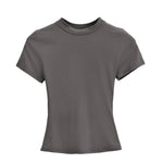 2024 neue Hohe Qualität Casual T shirt Sexy Dünne Kurzen Ärmeln Mode Trend Solide Frauen Kleidung y2k Tops - flohmarkt-deutschland.shop