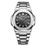 2024 neue Luxus Männer Quarzuhren 30m wasserdicht automatische Datums uhr Mann Edelstahl Sport Chronograph Uhr für Männer Uhr - flohmarkt-deutschland.shop
