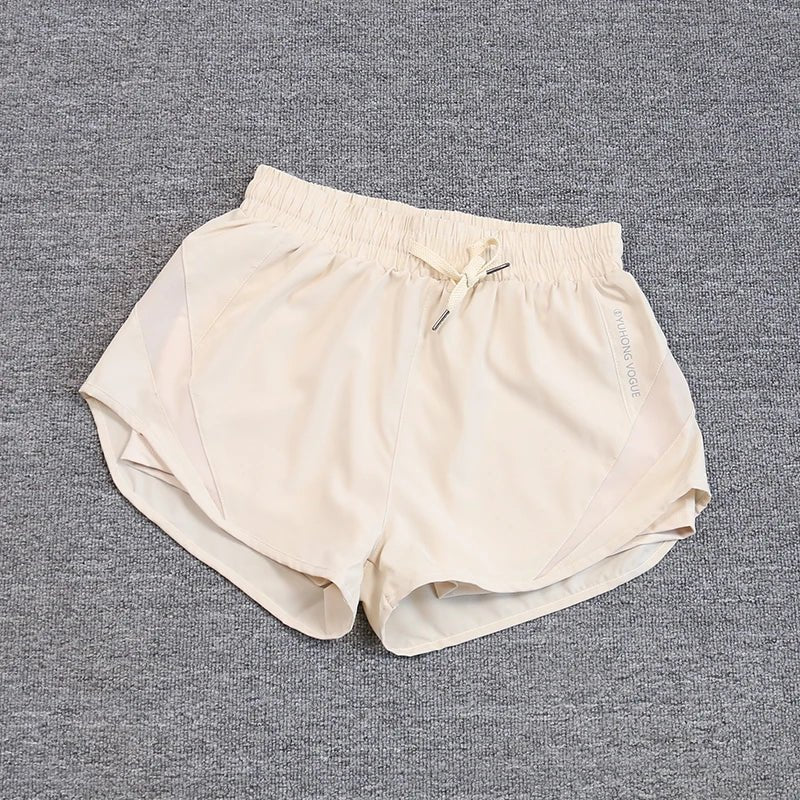 2024 summer cross-border foreign trade Fitness running exercise shorts women's breathable quick-drying anti-exposure short pants - flohmarkt-deutschland.shop