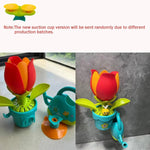 2025 Baby-Badespielzeug, Spielwasser in Ente/Blumenform, Löwe-Wasserrad, Kinderspaß in der Dusche, Badewanne mit Saugnapf, als Geschenk für Kinder - flohmarkt-deutschland.shop