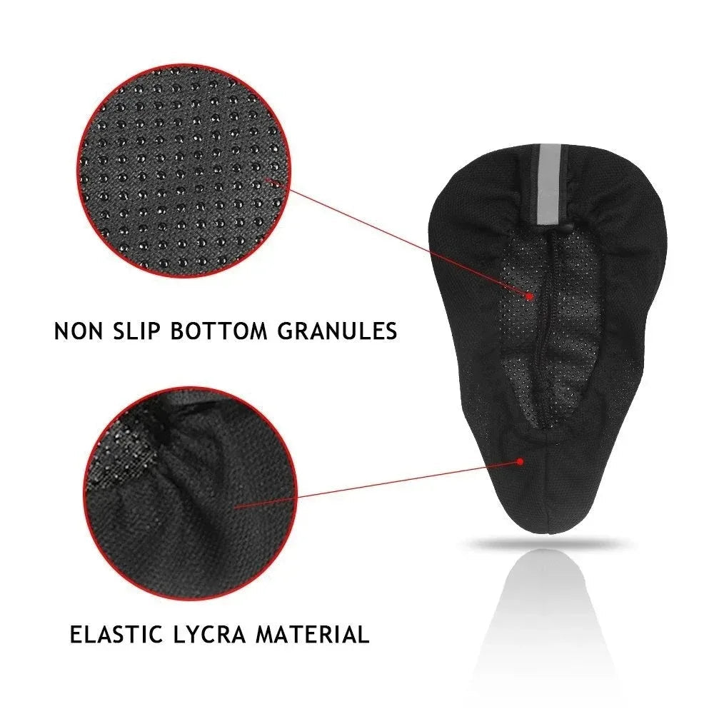 2025 Bicycle Saddle 3D Soft Cycling Seat Cover MTB Mountain Bike Thickene Sponge Pad Outdoor Breathable Cushion Bike Accessories - flohmarkt-deutschland.shop
