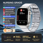 2025, EKG + PPG, Organe, Eingeweide, Laserdiagnose, Smartwatch, Harnsäure, Körperfett, Blutdruck, Körperanalyse, Anrufgesundheit, Herrenuhren - flohmarkt-deutschland.shop