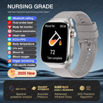 2025, EKG + PPG, Organe, Eingeweide, Laserdiagnose, Smartwatch, Harnsäure, Körperfett, Blutdruck, Körperanalyse, Anrufgesundheit, Herrenuhren - flohmarkt-deutschland.shop
