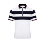 2025 Herren-Sommer-Polohemd – Kurzärmelig, lässig, atmungsaktiv & bequem – Polo-Shirt mit Reißverschluss – T-Shirts – Dropshipping - flohmarkt-deutschland.shop