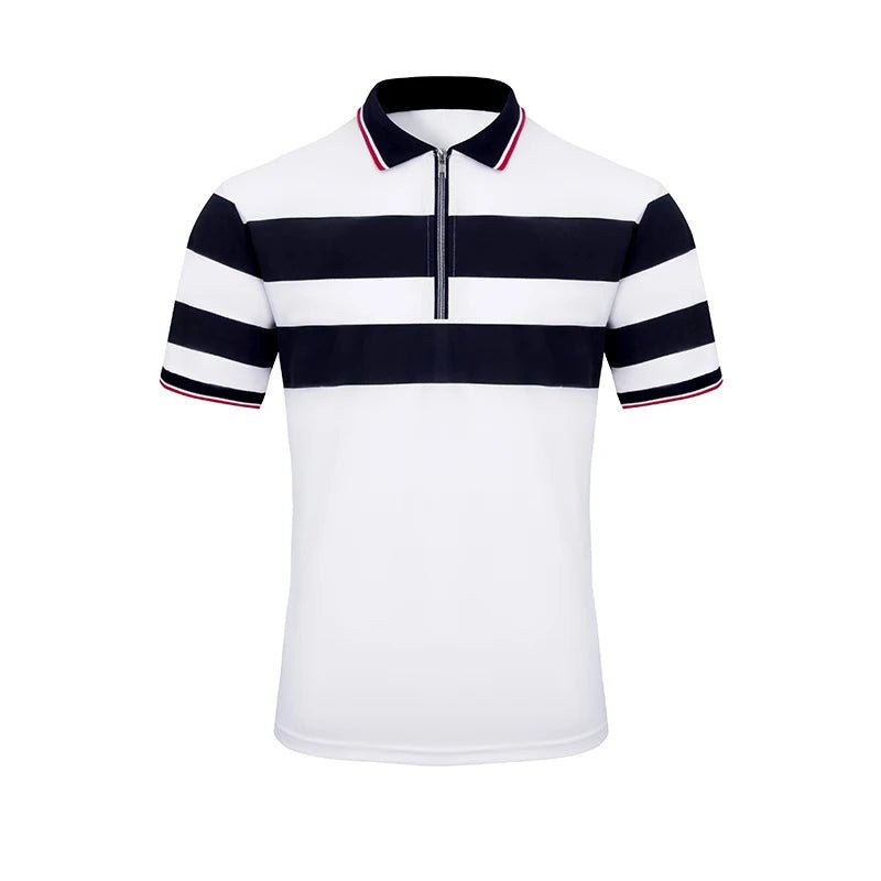 2025 Herren-Sommer-Polohemd – Kurzärmelig, lässig, atmungsaktiv & bequem – Polo-Shirt mit Reißverschluss – T-Shirts – Dropshipping - flohmarkt-deutschland.shop