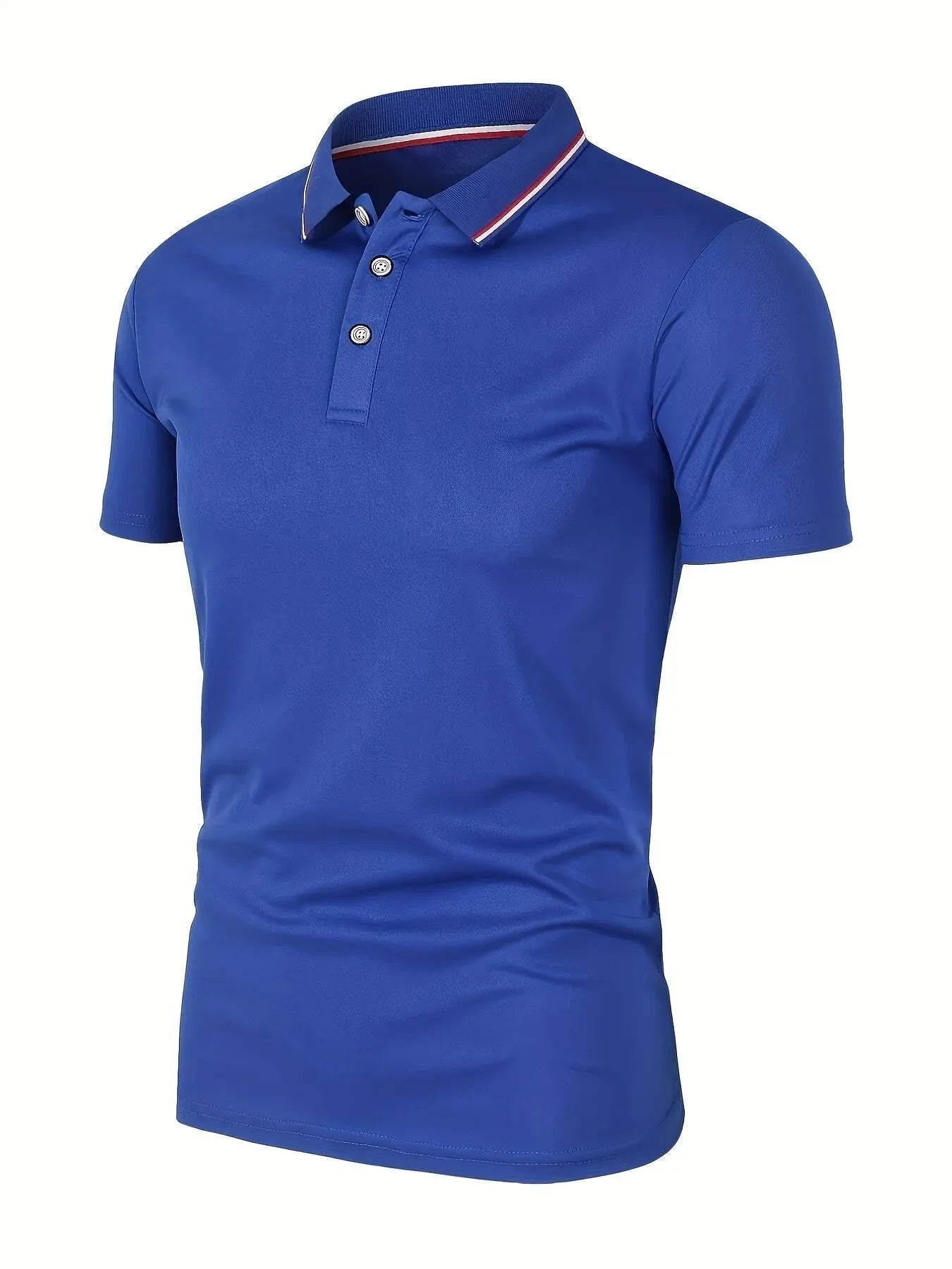 2025 Hot Sale Men's Summer Casual Breathable Comfortable Polo Shirt Men's Solid Color High Quality Short Sleeve T-Shirt - flohmarkt-deutschland.shop