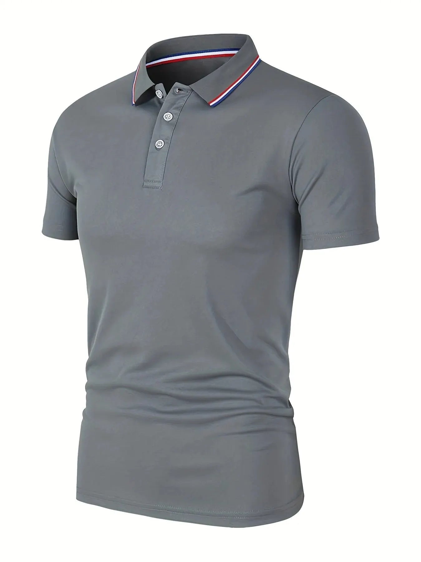 2025 Hot Sale Men's Summer Casual Breathable Comfortable Polo Shirt Men's Solid Color High Quality Short Sleeve T-Shirt - flohmarkt-deutschland.shop