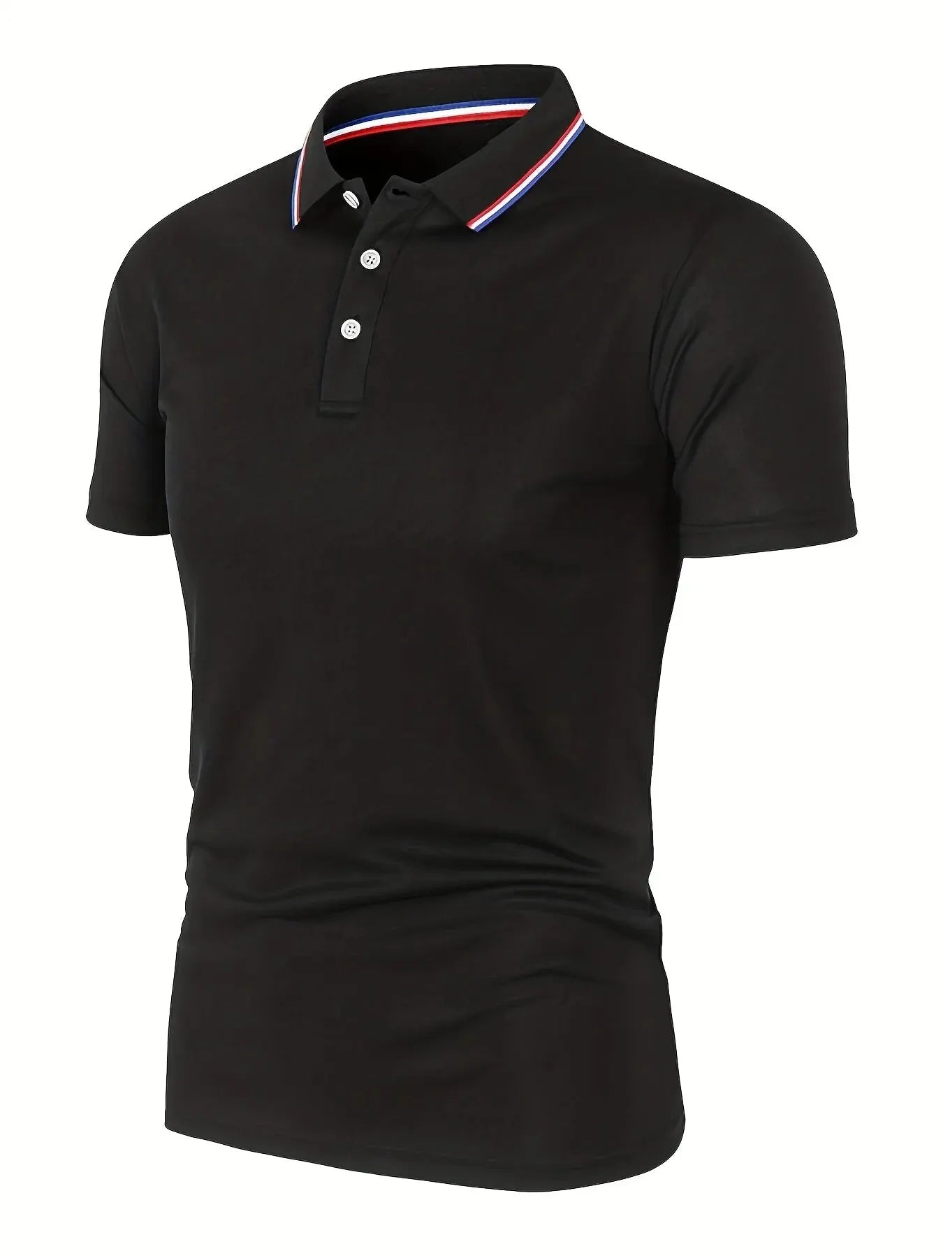 2025 Hot Sale Men's Summer Casual Breathable Comfortable Polo Shirt Men's Solid Color High Quality Short Sleeve T-Shirt - flohmarkt-deutschland.shop