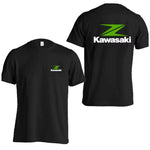 2025 Kawasaki Motorcycles logo Z Men's Summer pure cotton T-shirt Women's outdoor new T-shirt Street casual couple top - flohmarkt-deutschland.shop
