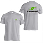 2025 Kawasaki Motorcycles logo Z Men's Summer pure cotton T-shirt Women's outdoor new T-shirt Street casual couple top - flohmarkt-deutschland.shop