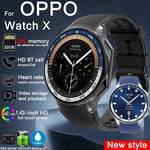 2025 neue Für OPPO Uhr X High-End-Business Uhr Männer 32 Gb Speicher Video Wiedergabe Smart Uhr Sport fitness Wasserdichte Armband - flohmarkt-deutschland.shop