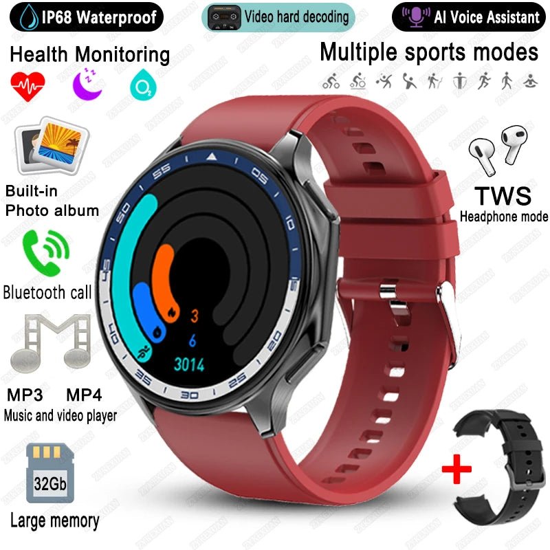 2025 neue Für OPPO Uhr X High-End-Business Uhr Männer 32 Gb Speicher Video Wiedergabe Smart Uhr Sport fitness Wasserdichte Armband - flohmarkt-deutschland.shop