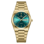 2025 neue Herren-Business-Uhren, modisch, blau, silberfarben, Edelstahlarmband, 40 mm, Weinfassform, Top-Marken-Quarzuhr für Herren - flohmarkt-deutschland.shop