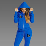2025 Women Sets Zipper Cardigan Hoodie Sweatpant 2-piece Designer Clothes Fashion Jogging Clothing Chandals Famale Sports Suit - flohmarkt-deutschland.shop