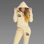 2025 Women Sets Zipper Cardigan Hoodie Sweatpant 2-piece Designer Clothes Fashion Jogging Clothing Chandals Famale Sports Suit - flohmarkt-deutschland.shop