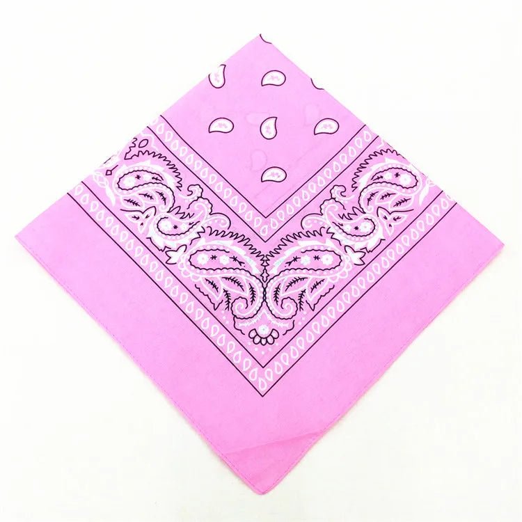2026 Fashion Hip Hop Cotton Bandana Square Scarf 54cm*54cm Black Red Paisley Headband Printed For Women/Men/Boys/Girls - flohmarkt-deutschland.shop