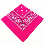 2026 Fashion Hip Hop Cotton Bandana Square Scarf 54cm*54cm Black Red Paisley Headband Printed For Women/Men/Boys/Girls - flohmarkt-deutschland.shop