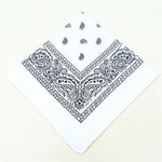 2026 Fashion Hip Hop Cotton Bandana Square Scarf 54cm*54cm Black Red Paisley Headband Printed For Women/Men/Boys/Girls - flohmarkt-deutschland.shop