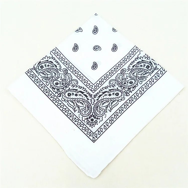 2026 Fashion Hip Hop Cotton Bandana Square Scarf 54cm*54cm Black Red Paisley Headband Printed For Women/Men/Boys/Girls - flohmarkt-deutschland.shop