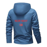 2026 Herren Hochwertige Polyester-Bomberjacke - Norwegisches Druckdesign Langarm Frühling/Herbst Outdoor-Sportjacke - flohmarkt-deutschland.shop